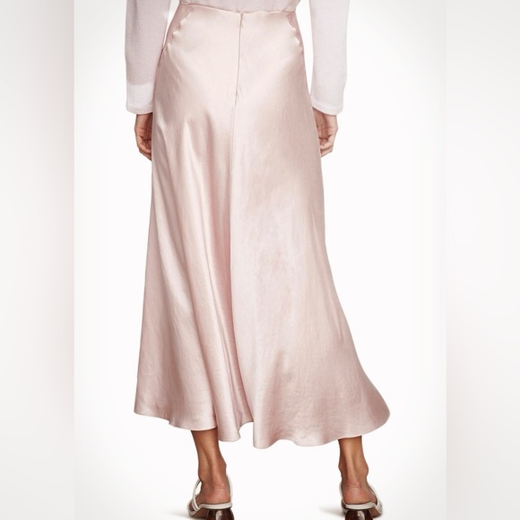 Vince Paneled Satin Slip Skirt - Picture 8 of 8